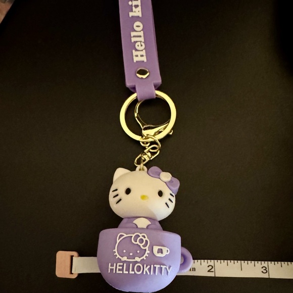 Hello Kitty Lavender Keychain Charm, NEW - Picture 4 of 6